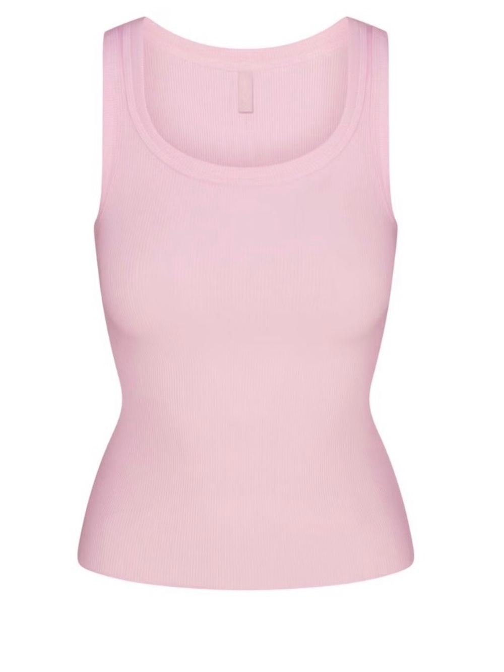 SKIMS Ribbed Tank Top in Light Pink